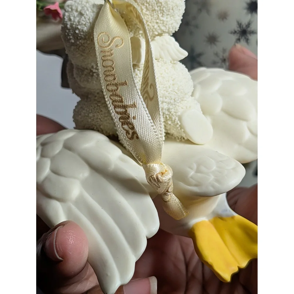 Department 56 Snow Babies Let's Fly Mother Goose Hanging Ornament
